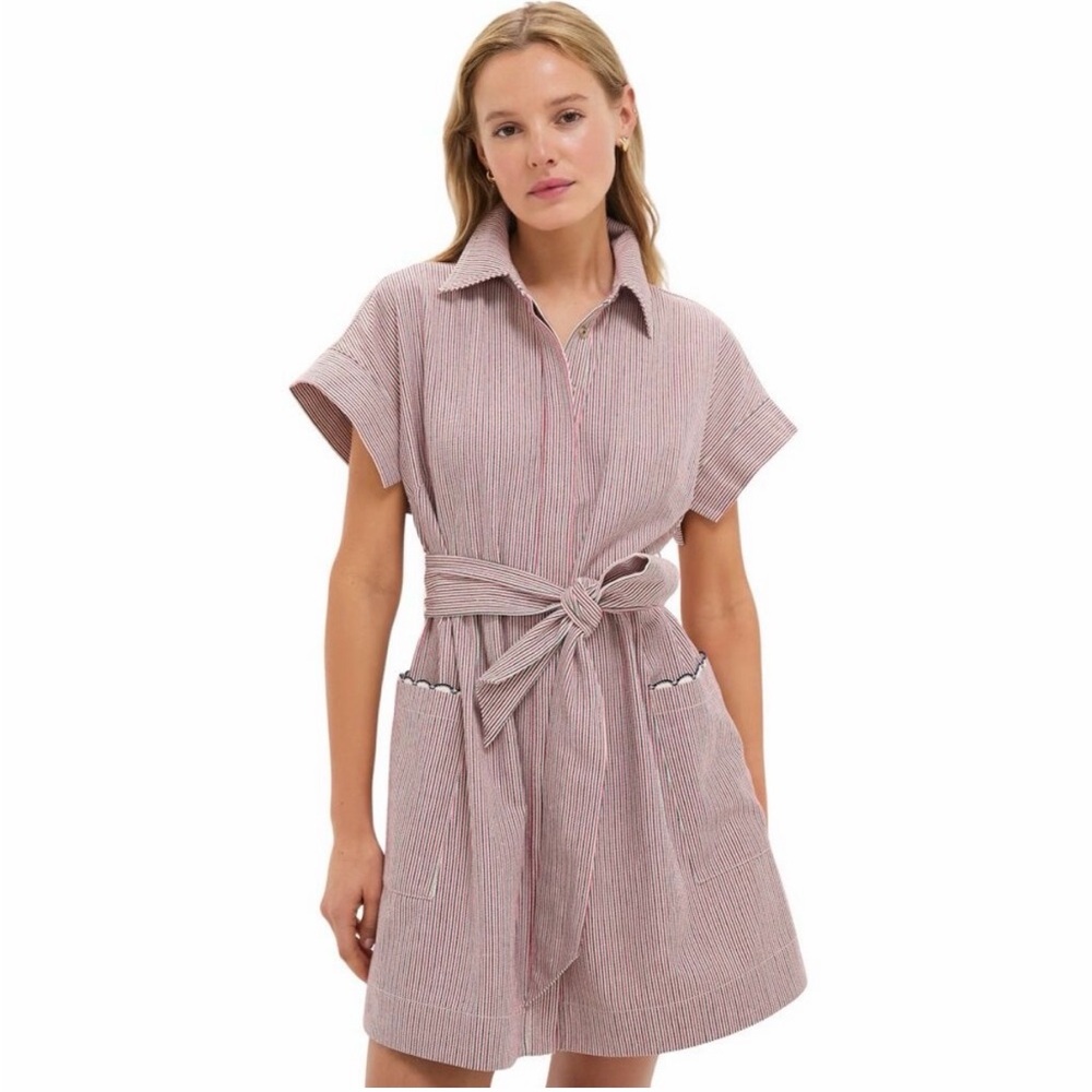 NWT Tuckernuck Red and Blue Stripe Ceci Dress size XS